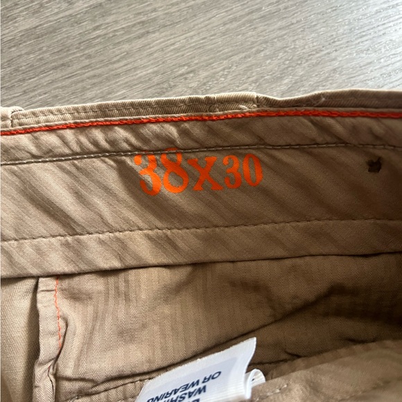 GAP Men's Khakis Tan Straight Fit Cotton Pants 38X30 - Picture 4 of 7